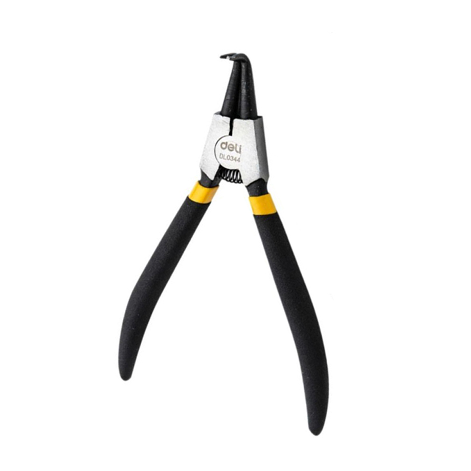 Bent Tip Internal Circlip Pliers 5" DL0334 DELI+