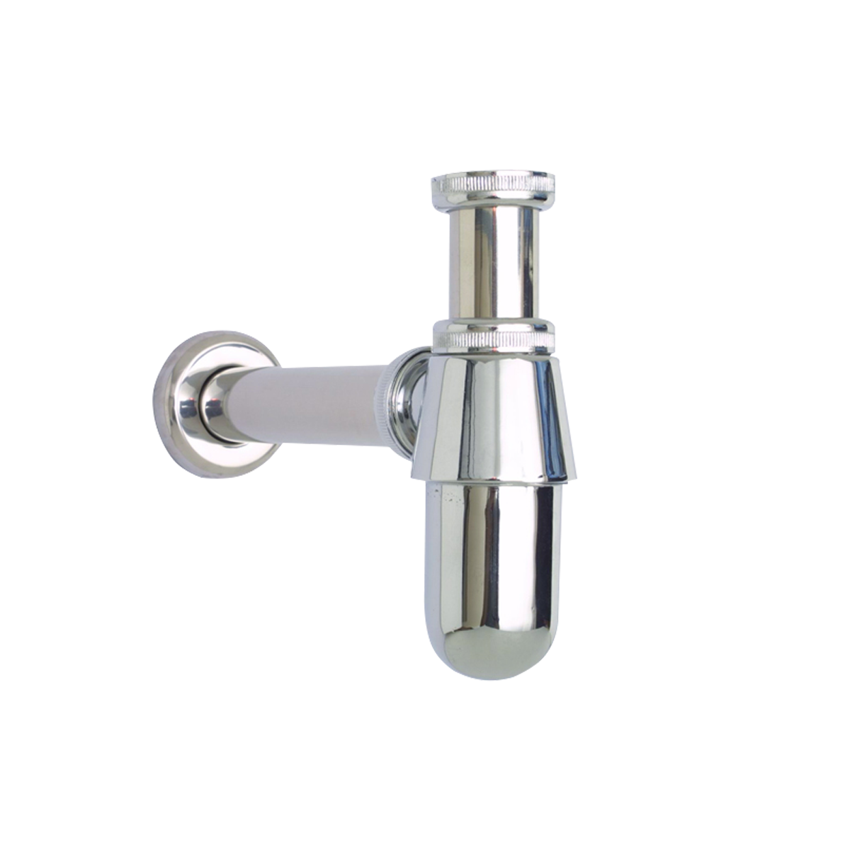 Chrome-Plated Drain Pipe, Round Cup Type, V901 Vegarr