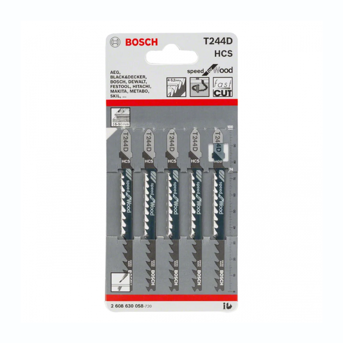 Jigsaw Blade T244D BOSCH