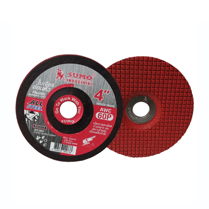 Grinding Wheel 4"×100×2 mm AWC60P, Red SUMO