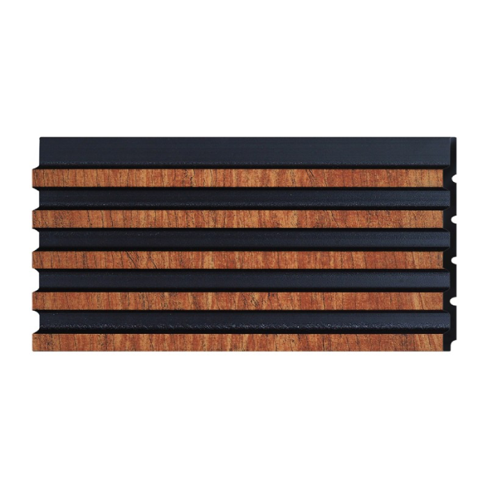 ไม้แต่งผนัง Stripe Style สีวอลนัท BF001-11