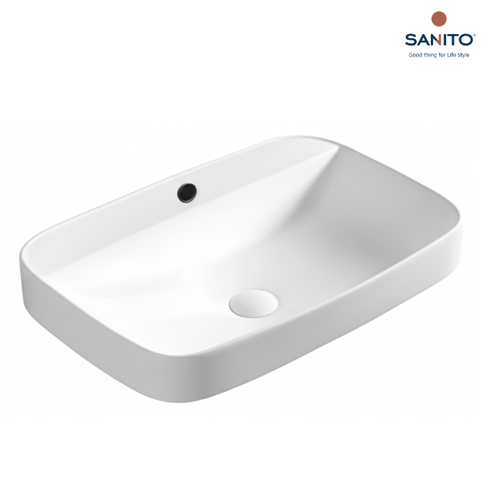 อ่างล้างหน้าวางบนเคาน์เตอร์ Series SLIM - SANITO